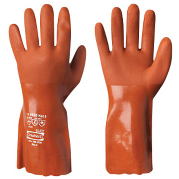 GB1091730 Vinylhandskar Orange*