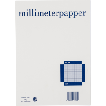 17246 MILLIMETERPAPIR A4 BLÅ