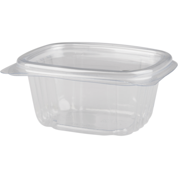 12 oz. Clear Hinged Deli Container - Pak-Man Food Packaging Supply