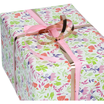 FP4406342 Presentpapper Floral Sommar