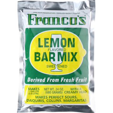 108843 Francos Lemon Sweet & Sour Mix