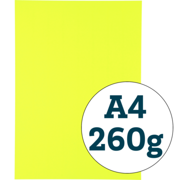 914924 PLAKATKARTONG A4 FLUOR GUL