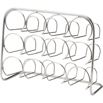 HK230 Kryddställ 12 Burkar Krom