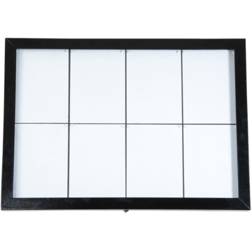 MCS8A4BL Securit Menyskylt XXL 8xA4 LED