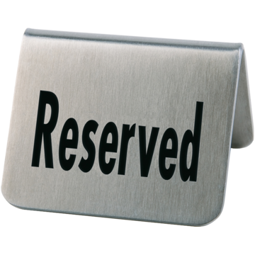 AP00013 APS Bordsskylt "Reserved"