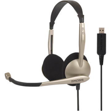 TU07 Headset PC USB Svart