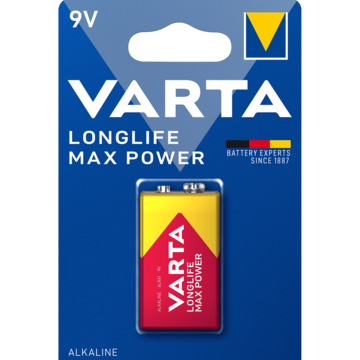 4722101401 BATTERI 9V LONGLIFE MAX