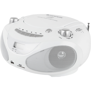 ONABB200W Boombox CD/Radio/MP3/USB White