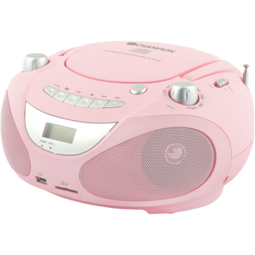 ONABB200P Boombox CD/Radio/MP3/USB Pink