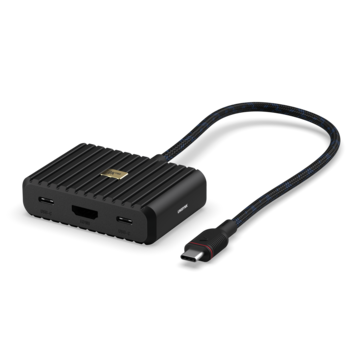 UNI10398 USB-C Hub 5-Port 8K 100W Svart