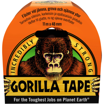 SEA24600 Gorilla Tape 11x48mm  Svart