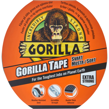 SEA24603 Gorilla Tape 32x48mm Svart