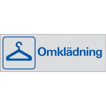 LUN566735528 Skylt Omklädningsrum