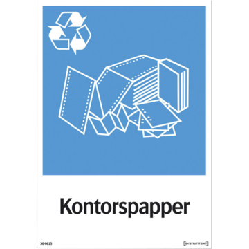 LUN566748935 Skylt Kontorspapper