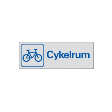 LUN566732574 Skylt Cykelrum