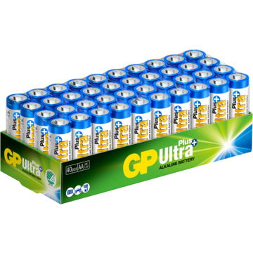 151381 Batterier GP UltraPlus AA 40-p