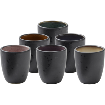 BI821244 Espressokopp Bitz Svart 6-Pack