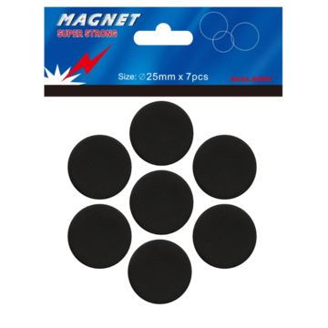 25BLACK Magneter 25Mm Svart