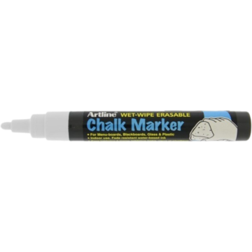 EPW4WHITE Artline Chalk Marker Penna