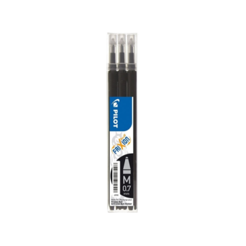 BLSFR7S3B Frixion Patron 3-Pack 0,7 Svar