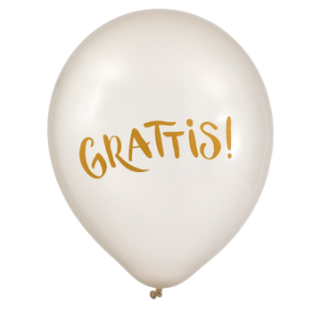 HIS64687 Hisab Ballong 12" Grattis