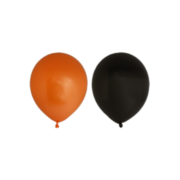 HIS79987 Hisab Ballong 12" Svart/Orange