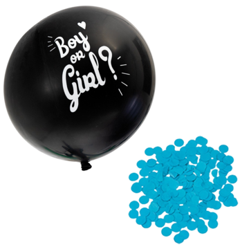 HIS64947 Ballong 24" Boy/Girl Blå Con