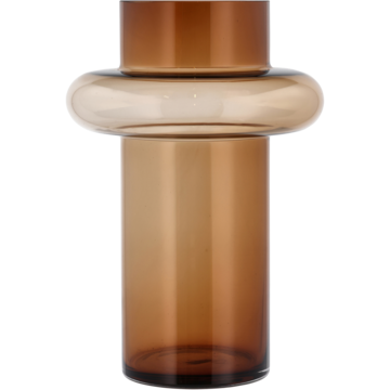 LG23556 Lyngby Vas Tube Amber