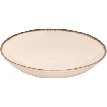 WEG533800 Tallrik Djup Akoya Creme Ø25cm