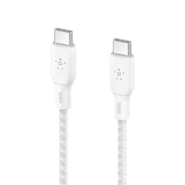 CAB014BT3MWH 100W Usb-C To Usb-C Braided Ca