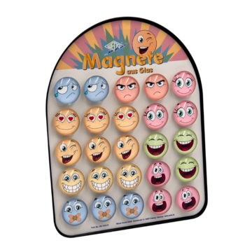 2001015172 Magnet Emojis 35Mm Pastell