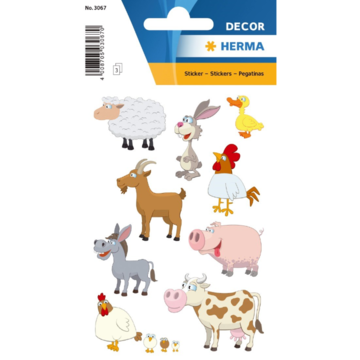 3067 Stickers Decor Djur