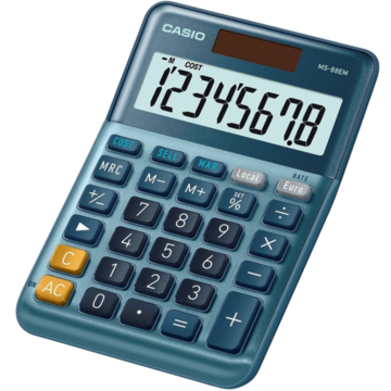 142480 Räknare Casio Ms-88Em Blå