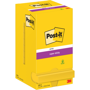 6541276 POST-IT® ULTRA YELLOW 76X76MM