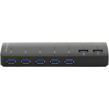 DEUH723 Deltaco USB hub 7-Portar