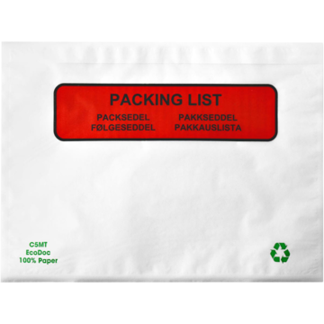 T221204 Packsedelskuvert EcoDoc C5 MT*