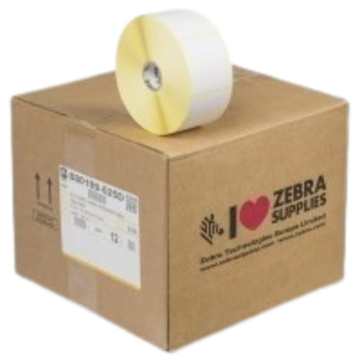 880199025D Zebra Label Roll, Paper, 25x51