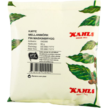 420901 Kaffe Kahls Mellanmörk 90g