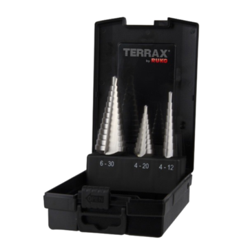 SISA101126RO Stegborrset Terrax 0,4-3cm