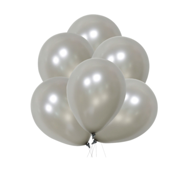 HED202253 Ballong metallic Silver 30cm