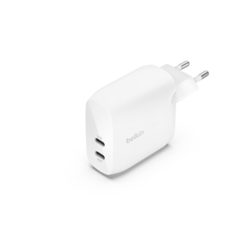 WCB010VFWH Väggladdare Dual 30W Usb-C