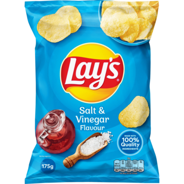 PVB10261204 Lays Chips Salt & Vinegar 175g