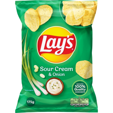 PVB10261404 Lays Chips Sour & Onion 185g