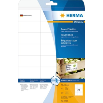 10905 Herma Etikett Power 70X36