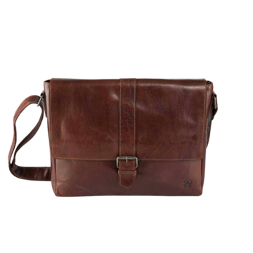 MA613192 Messengerbag Läder 36x29cm