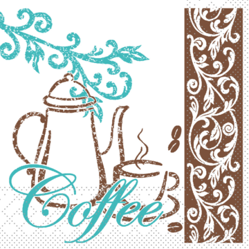 AM96684 Servett Coffee/Tea 24x24cm