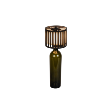 GK7837752 Bordslampa Bottle USB Svart