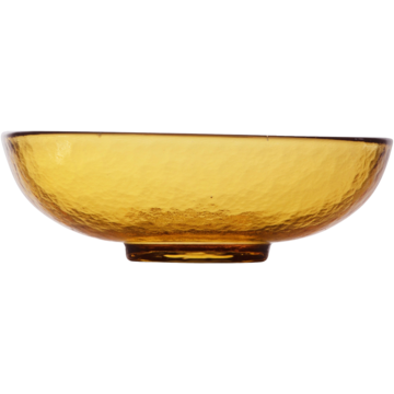 D7533150403 Skål Amber Nivo Glass 15cm