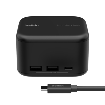 INC018VFBK Usb-C 6-In-1 Core Gan Dock