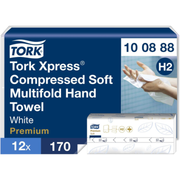 157100888 Towel Xpress 2 Ply M-F Prem H2